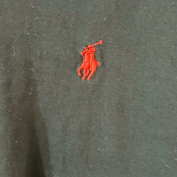 Polo by Ralph Lauren Men's Navy Long Sleeve Tee - Picture 3 of 4